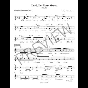 Lord Let Your Mercy (Psalm 33)