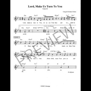 Lord, Make Us Turn to You (Psalm 80)