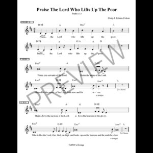 Praise the Lord Who Lifts up the poor (Psalm 113)
