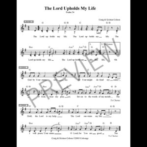 The Lord Upholds My Life (Psalm 54)