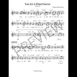 You Are A Priest Forever (Psalm 110)